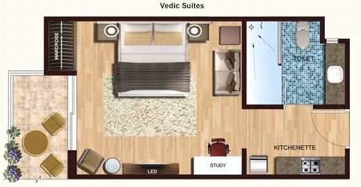 Vardhman Vedic Suites — floor plan 1