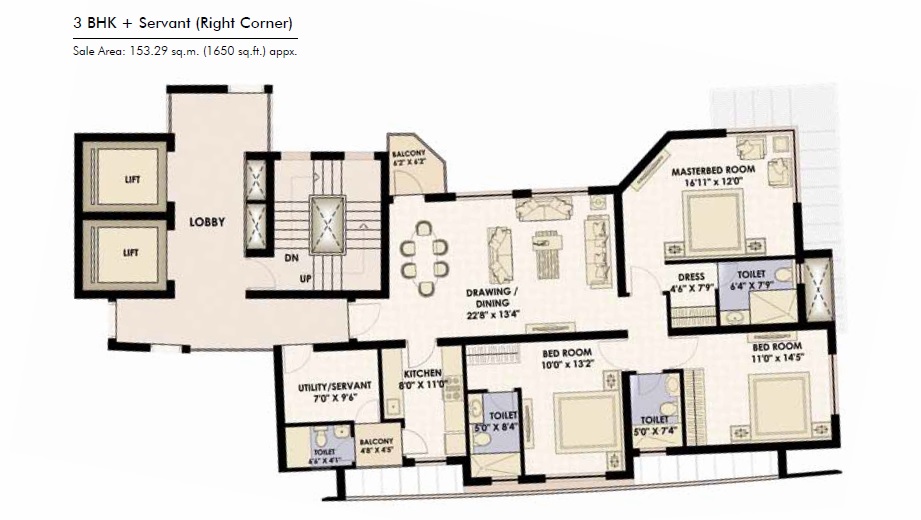 Jaypee Moon Court — floor plan 2