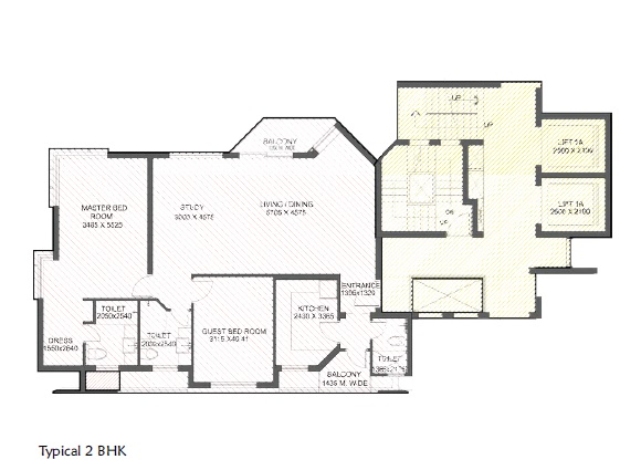 Jaypee Green The Star Court — floor plan 1
