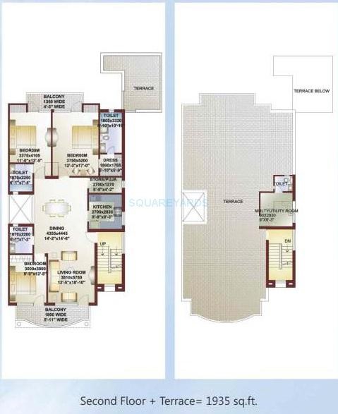 Ansal Daffodil Terraces — floor plan 1