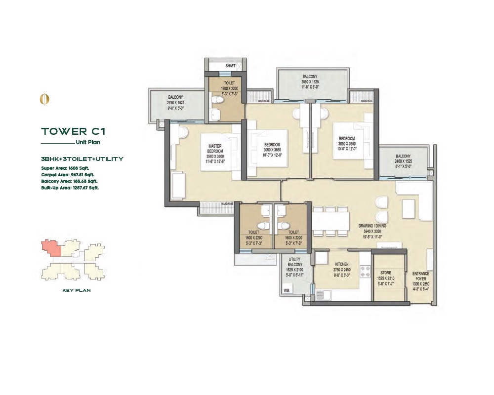 Sam Palm Olympia Phase III — floor plan 1