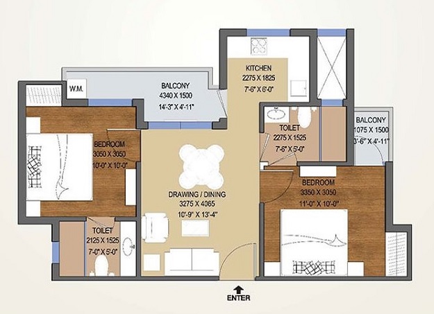 Divyam Venetia Heights — floor plan 2