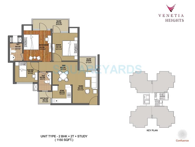 Divyam Venetia Heights — floor plan 3