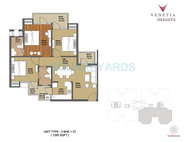Divyam Venetia Heights — floor plan 4