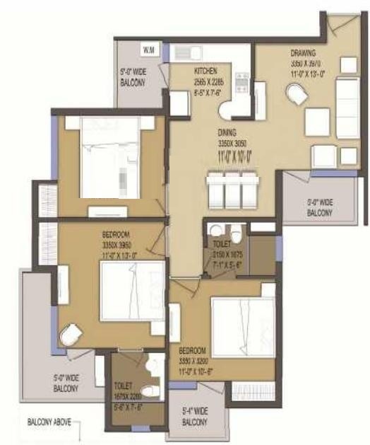 Solitairian City Turbo — floor plan 3