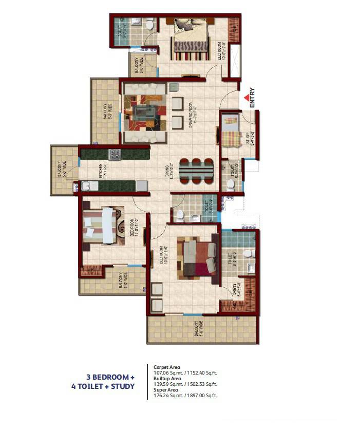 Nirala Estate II — floor plan 3