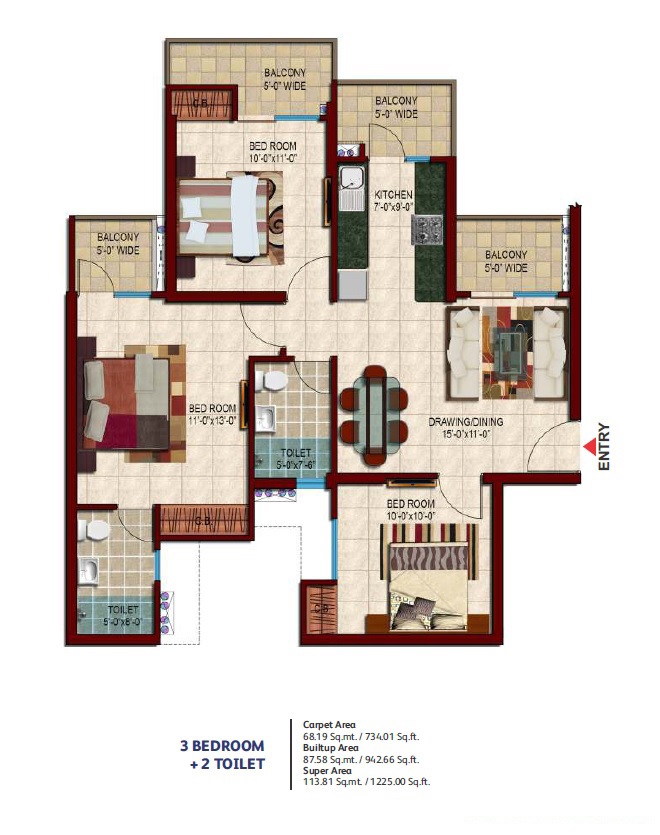 Nirala Estate II — floor plan 2
