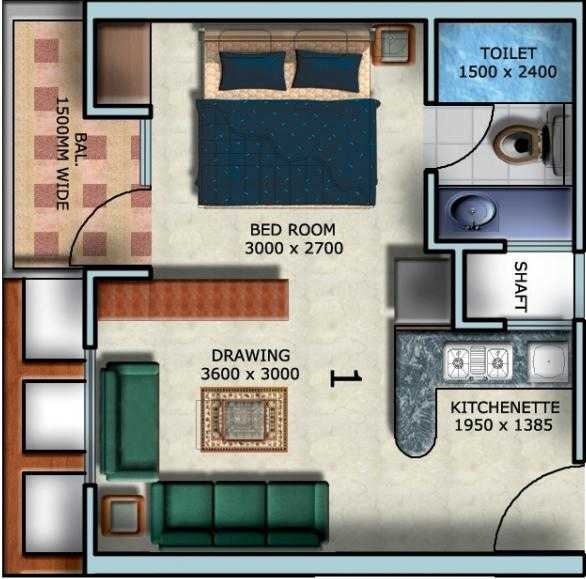 Supertech Oxford Suites — floor plan 1