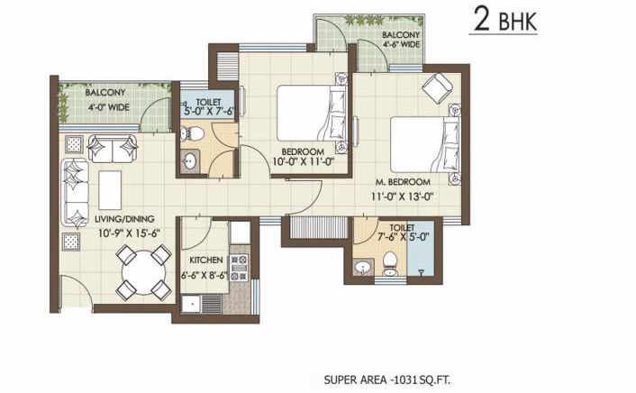 Orris Golf Homes Greenbay — floor plan 3