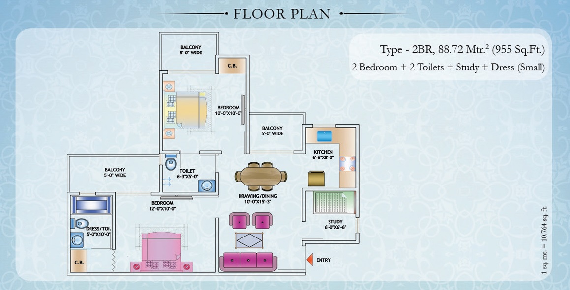 Nirala Estate — floor plan 1