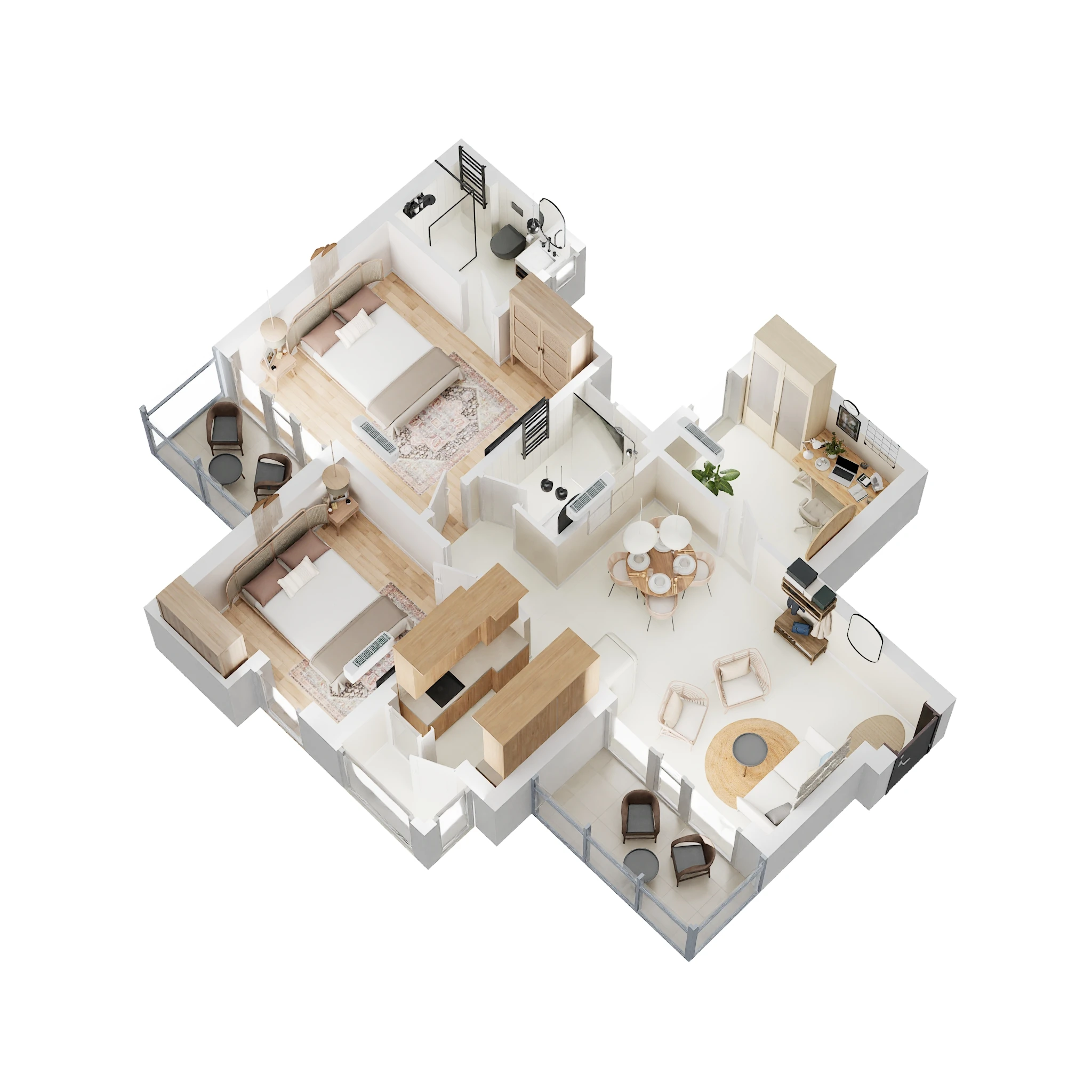 Eros Sampoornam III — floor plan 4