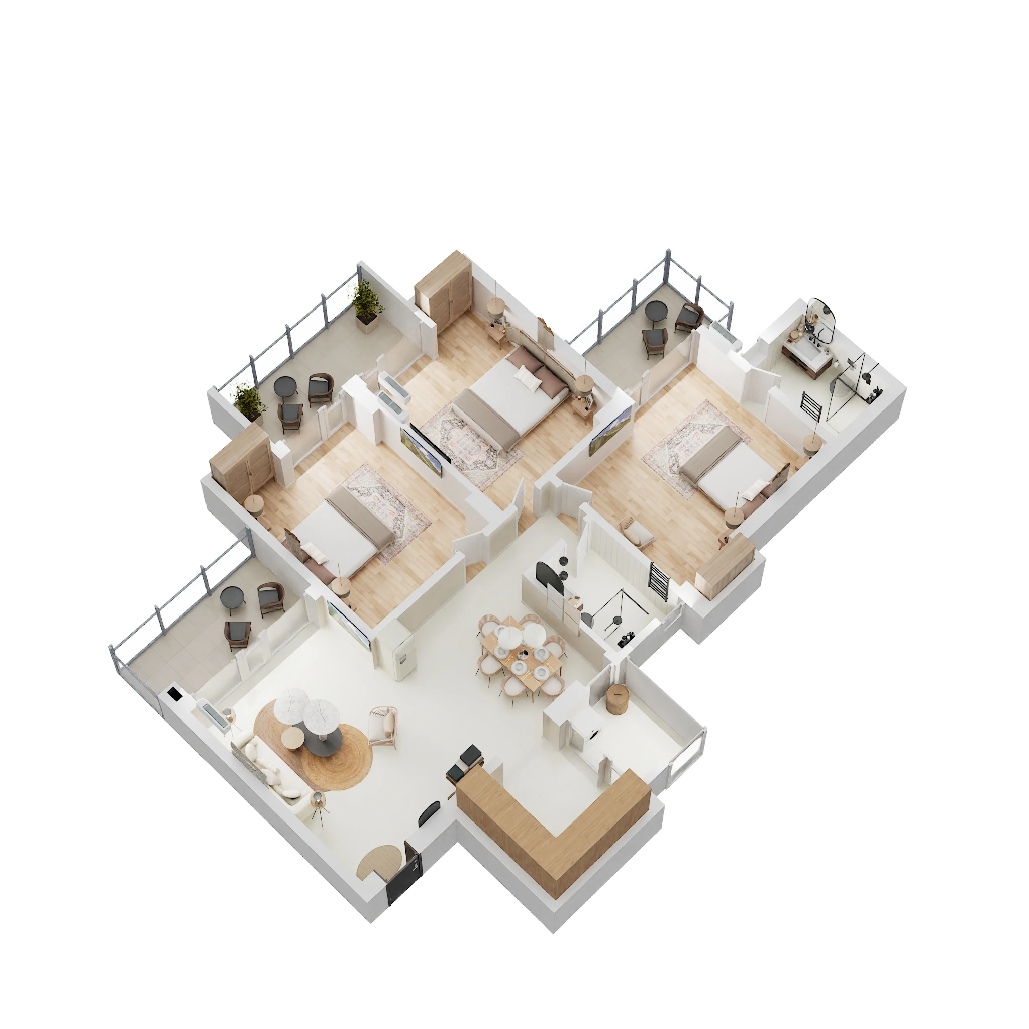 Eros Sampoornam III — floor plan 6