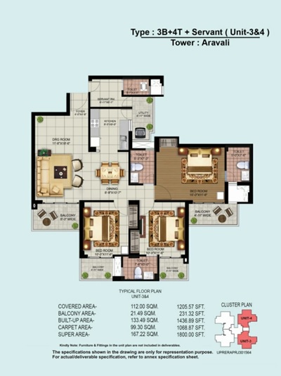 Eros Sampoornam III — floor plan 7