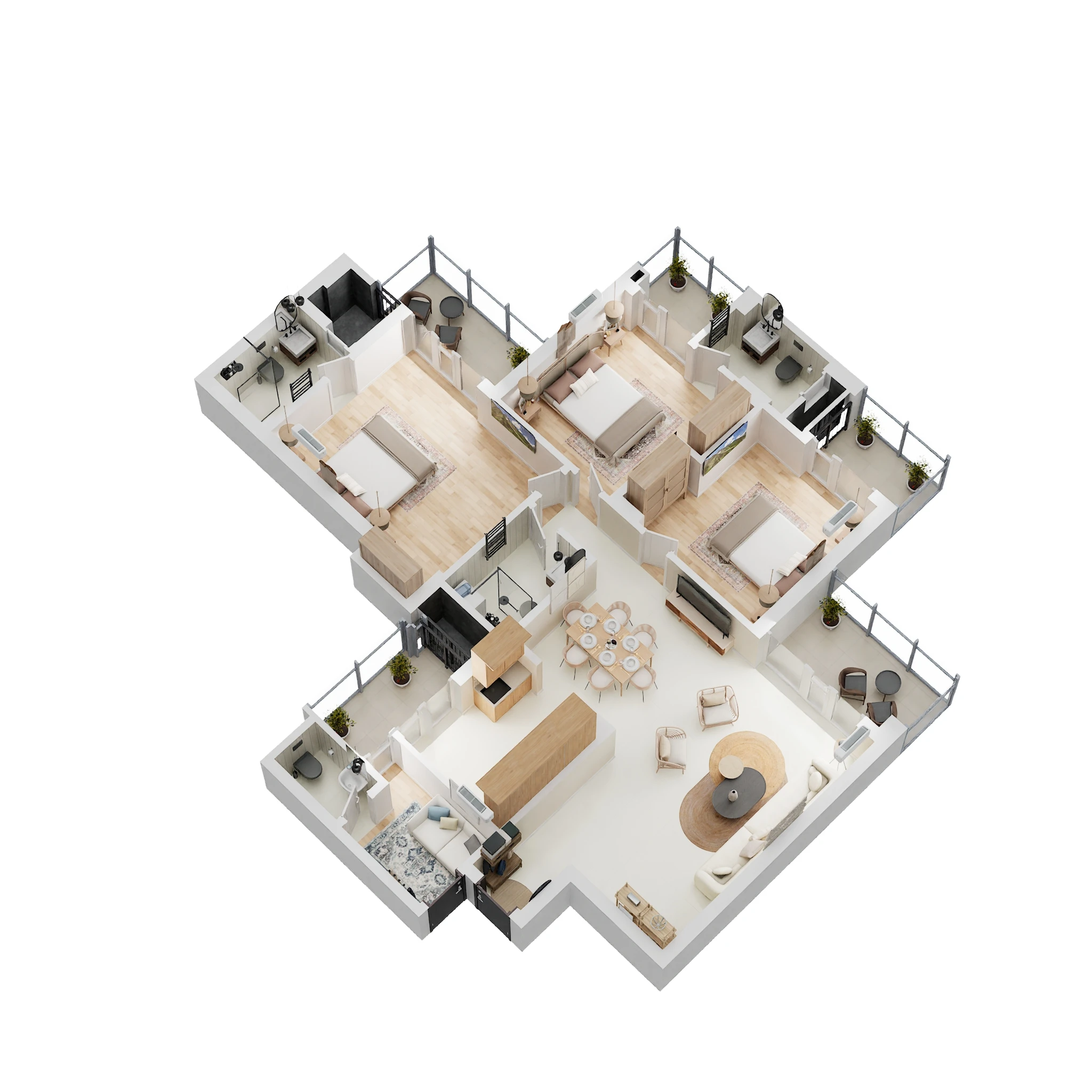 Eros Sampoornam III — floor plan 8