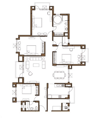 Omaxe Palm Greens — floor plan 5