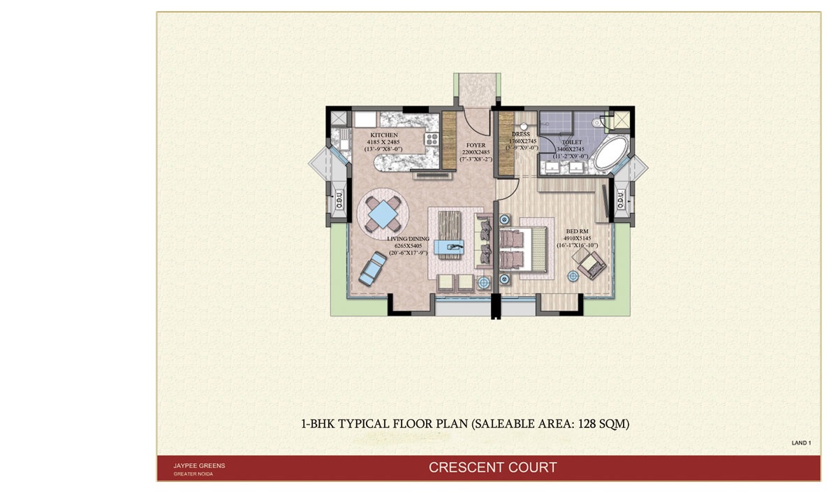 Jaypee Green Crescent Court — floor plan 1