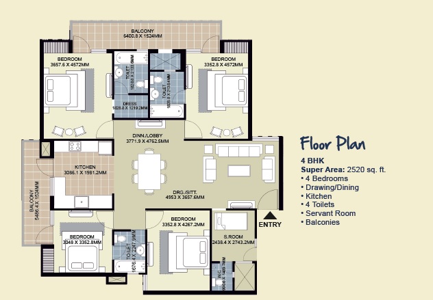 Ecnon Kings Court — floor plan 3