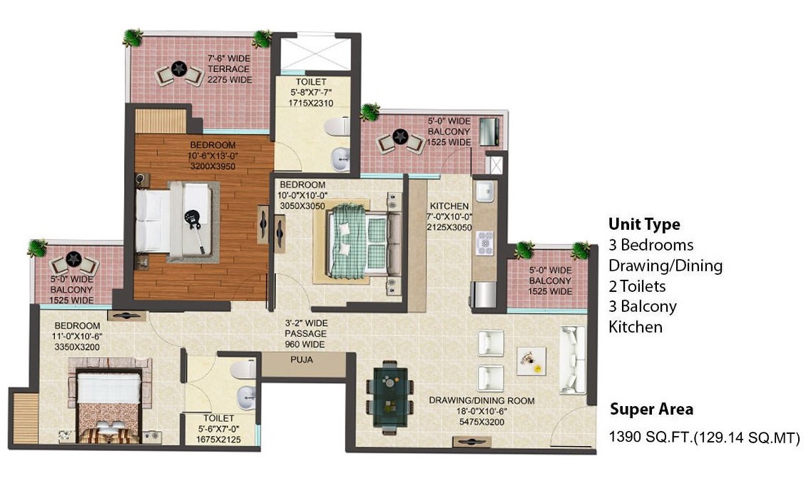 JM Florance — floor plan 3
