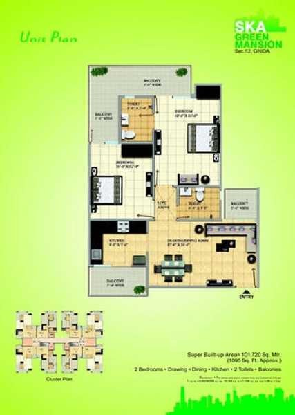 Gaursons Ska Green Mansion — floor plan 3