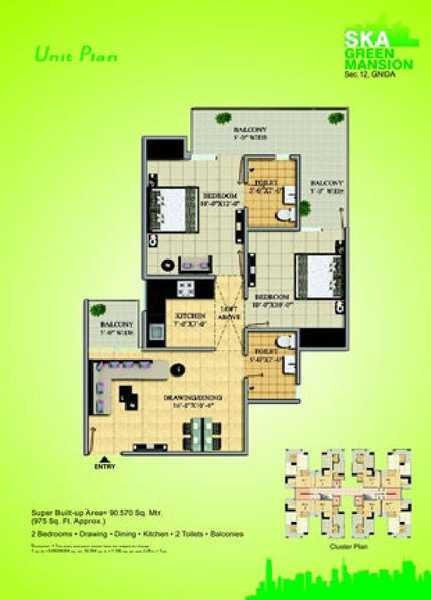 Gaursons Ska Green Mansion — floor plan 1