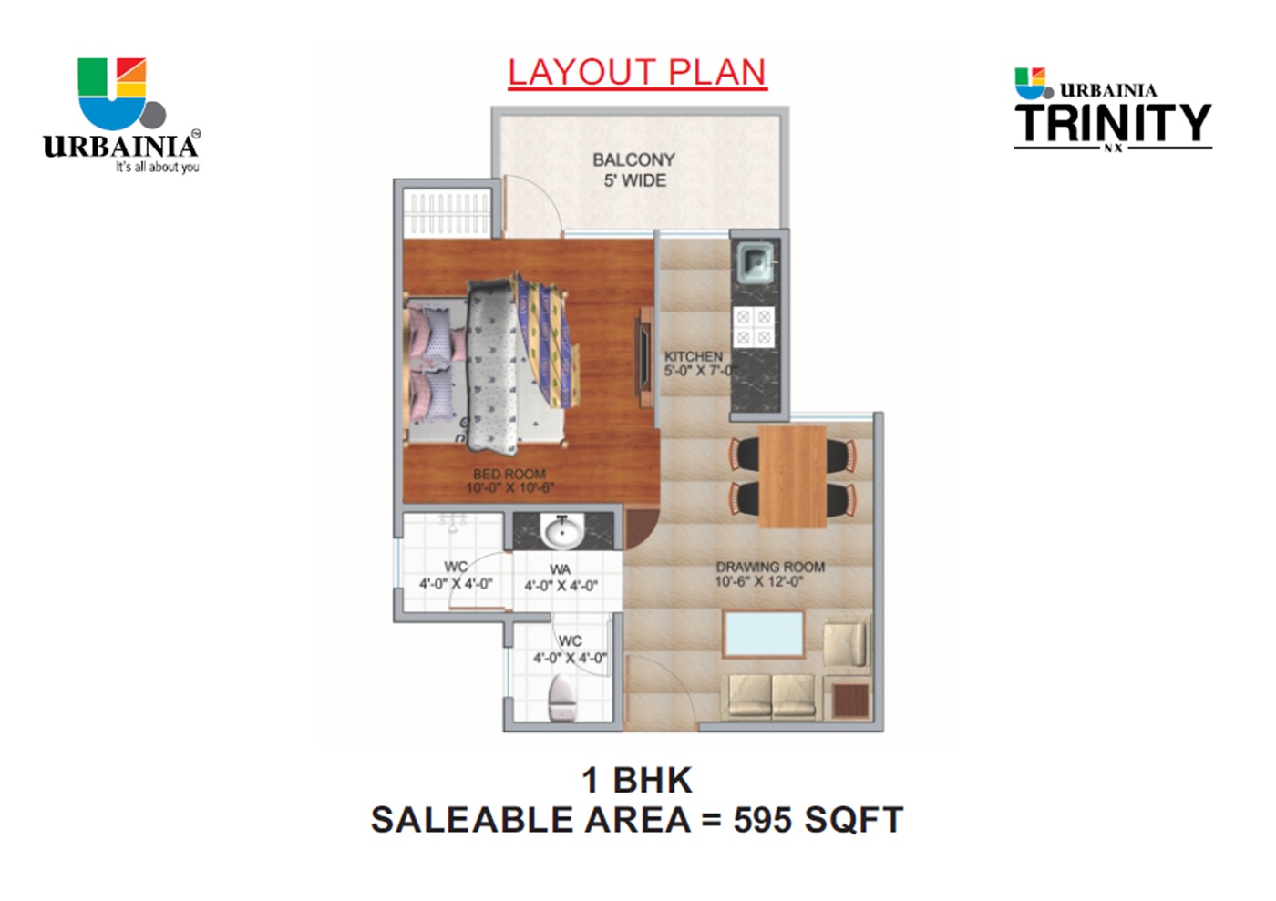 Urbainia Trinity NX — floor plan 1