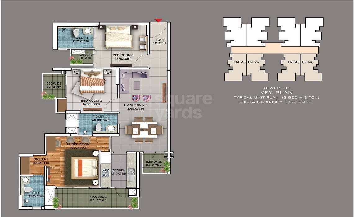 Nirala Greenshire Phase II — floor plan 3