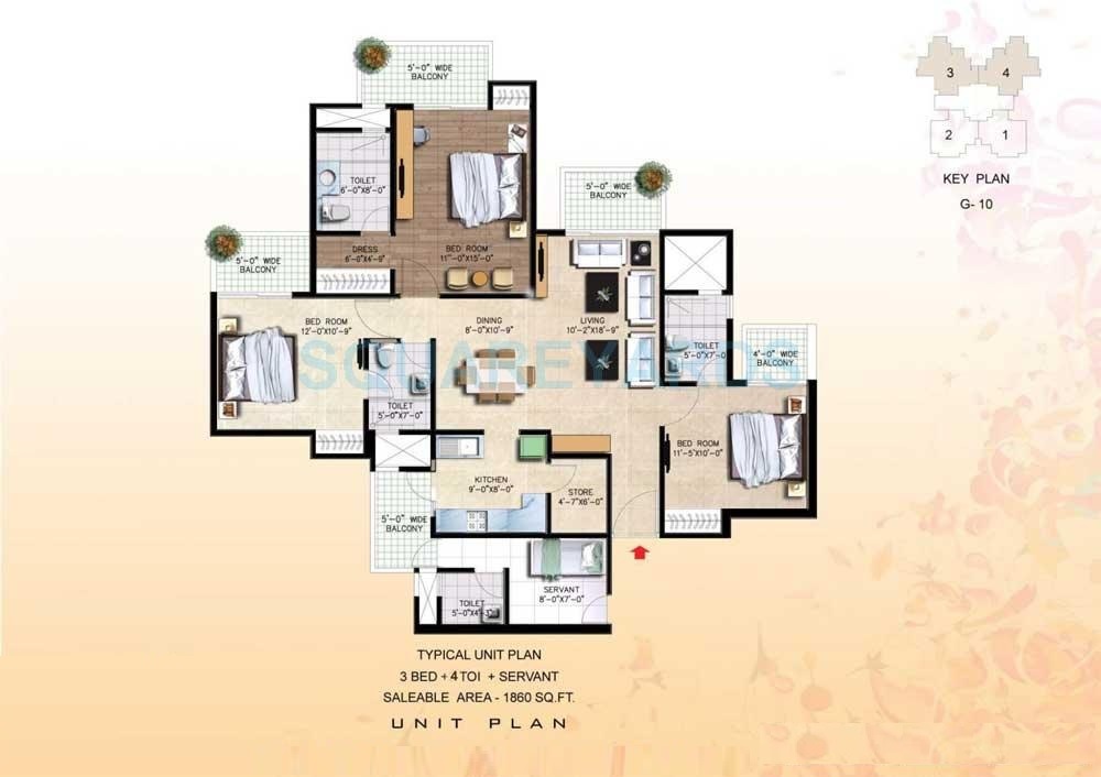 Nirala Greenshire Phase II — floor plan 2