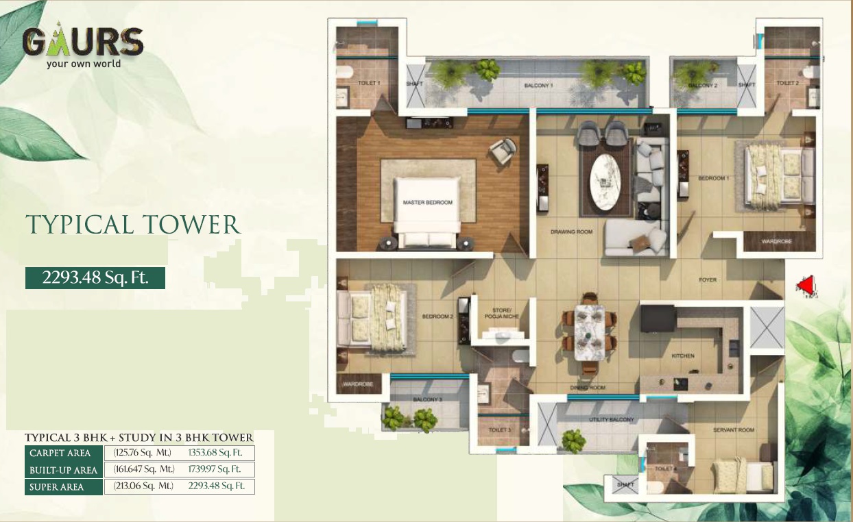 Amrapali Leisure Park — floor plan 2