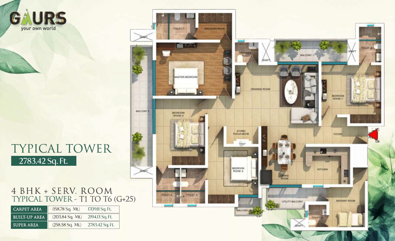 Amrapali Leisure Park — floor plan 4
