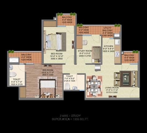 Supertech Up Country — floor plan 2