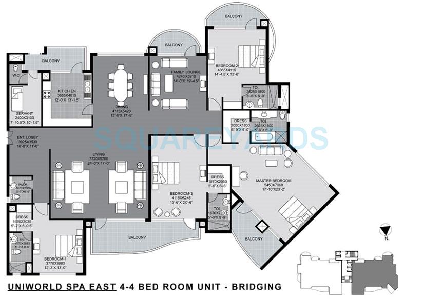 Unitech The World Spa — floor plan 2