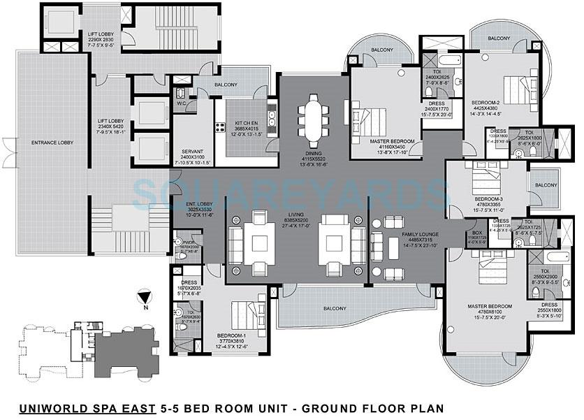 Unitech The World Spa — floor plan 7