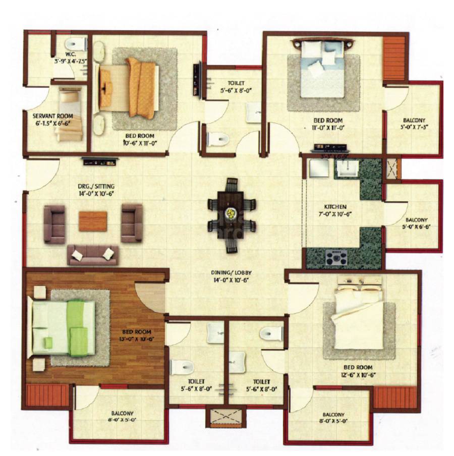 Oasis Homes — floor plan 7