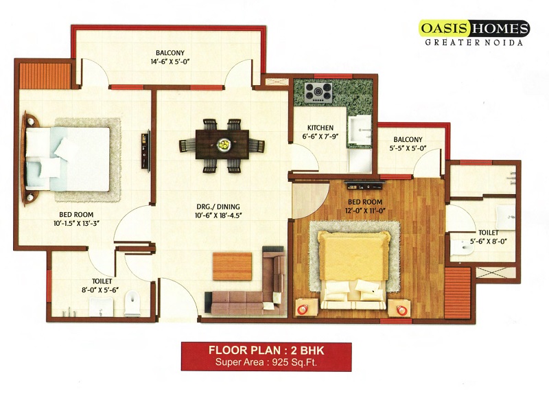 Oasis Homes — floor plan 1