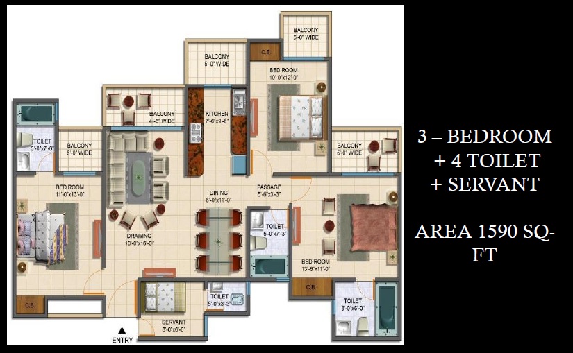 Cinnamon Avenue — floor plan 3