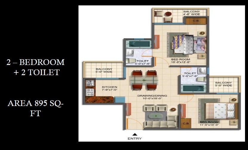 Cinnamon Avenue — floor plan 1
