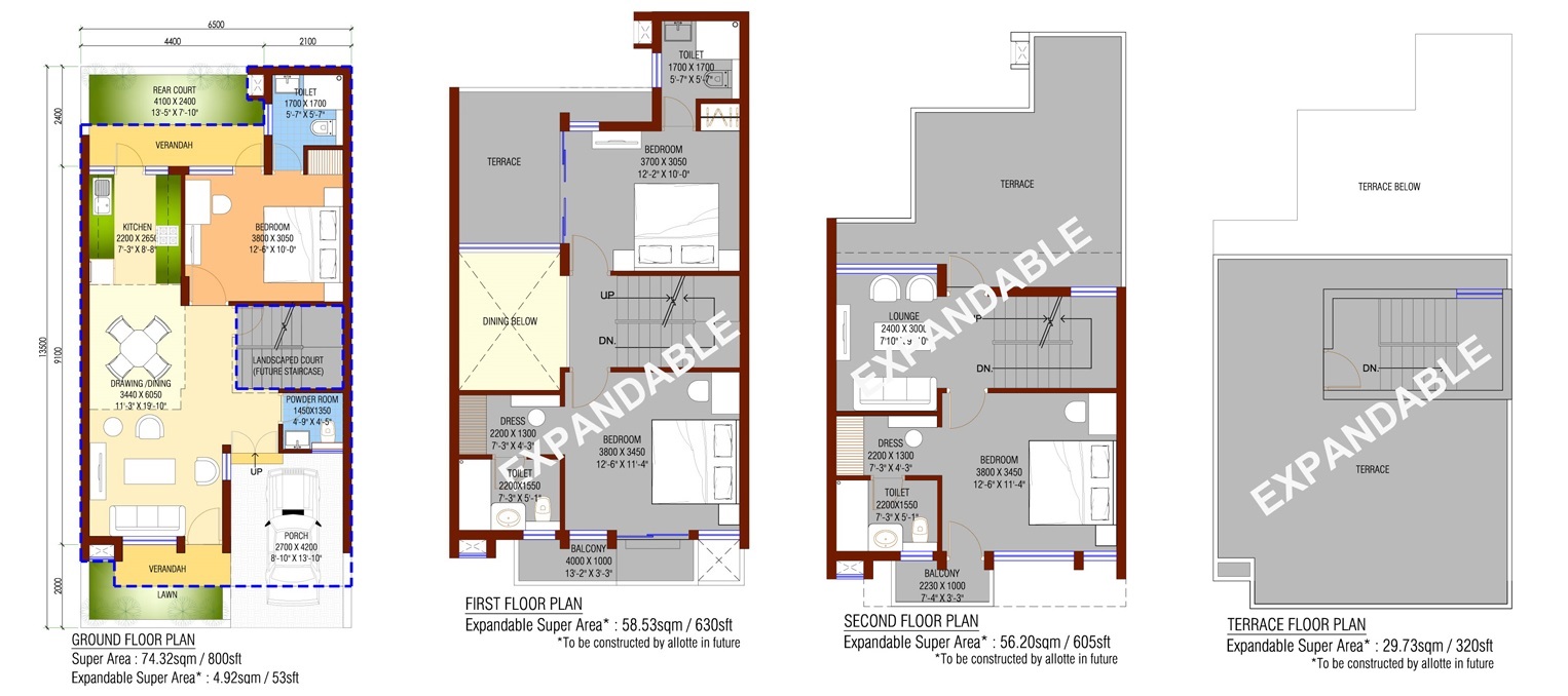 Jaypee Sports City — floor plan 4