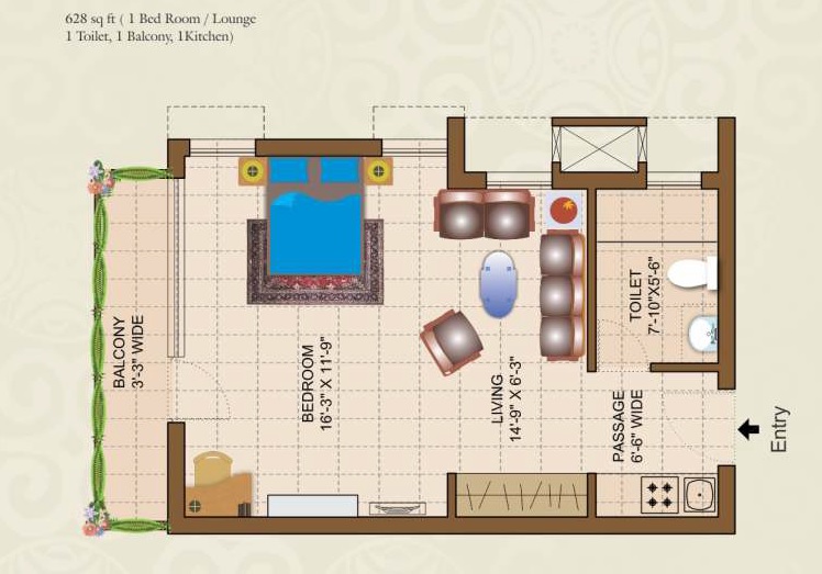 Empire King And Queen Tower — floor plan 2