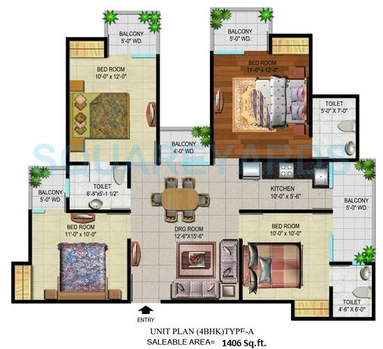 Devika Gold Homz Phase II — floor plan 2