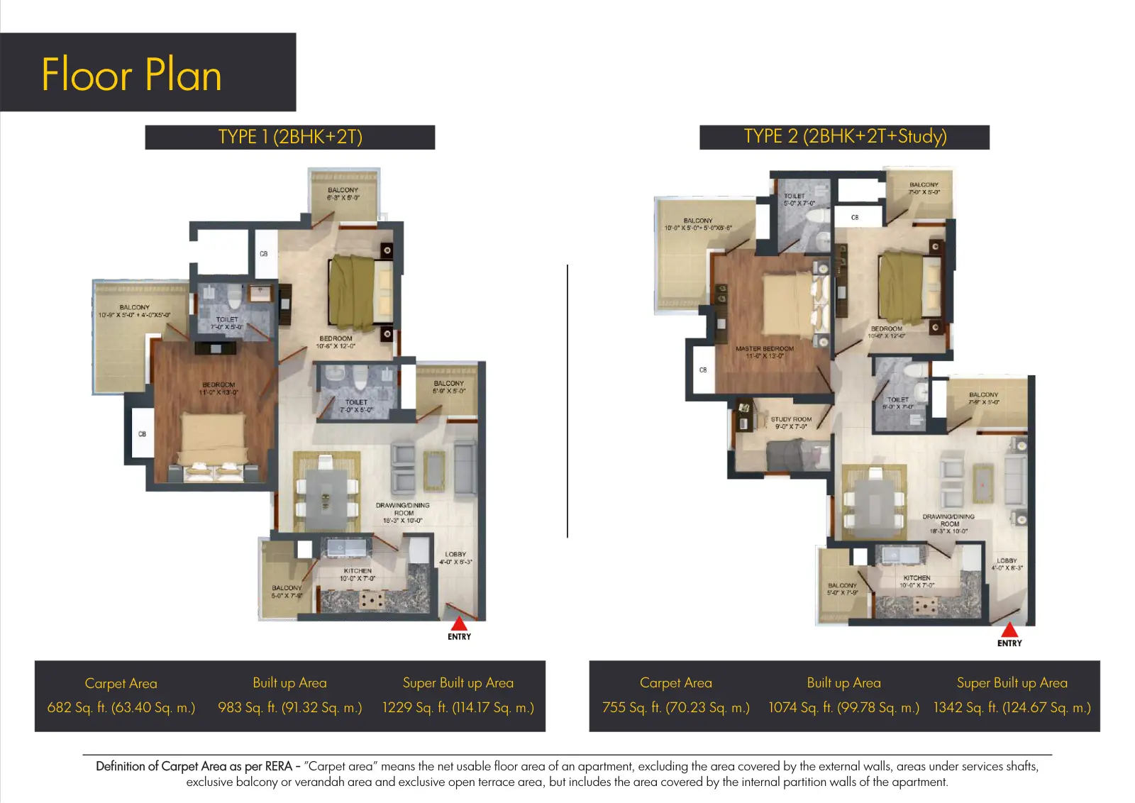 RG Luxury Homes Phase II — floor plan 1