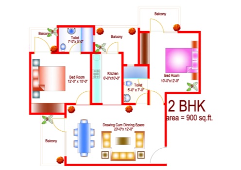 Dewa Kings Valley — floor plan 1