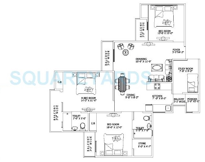 Gaur City 3rd Avenue — floor plan 5