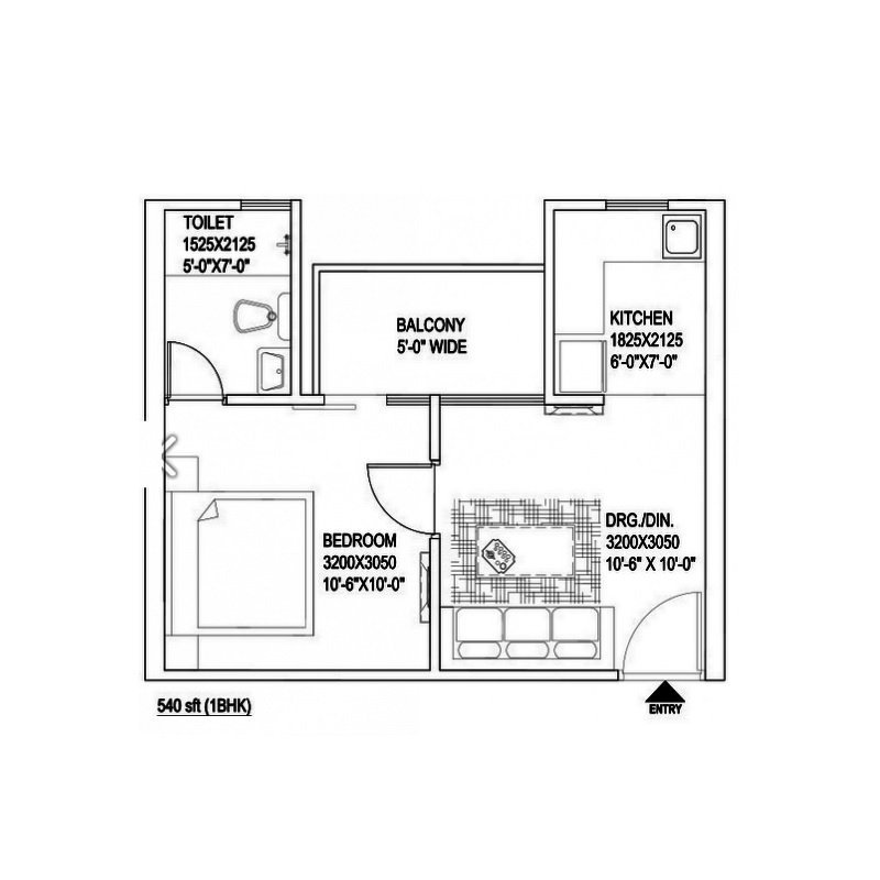 Earth Towne 2 — floor plan 1