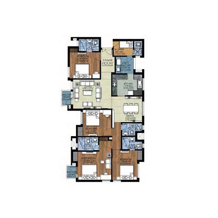 Jaypee Sports City The Kove — floor plan 6