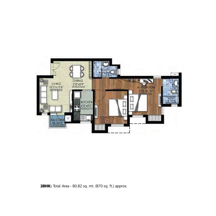 Jaypee Sports City The Kove — floor plan 1