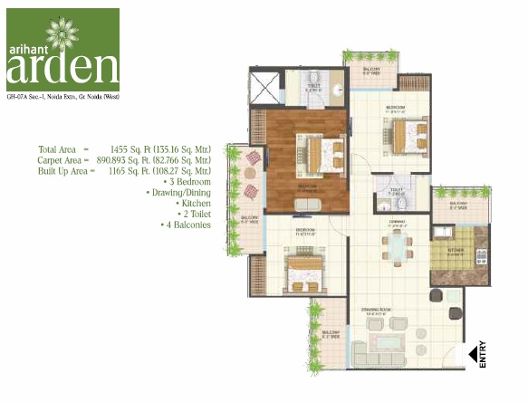 Arihant Arden Phase III — floor plan 2