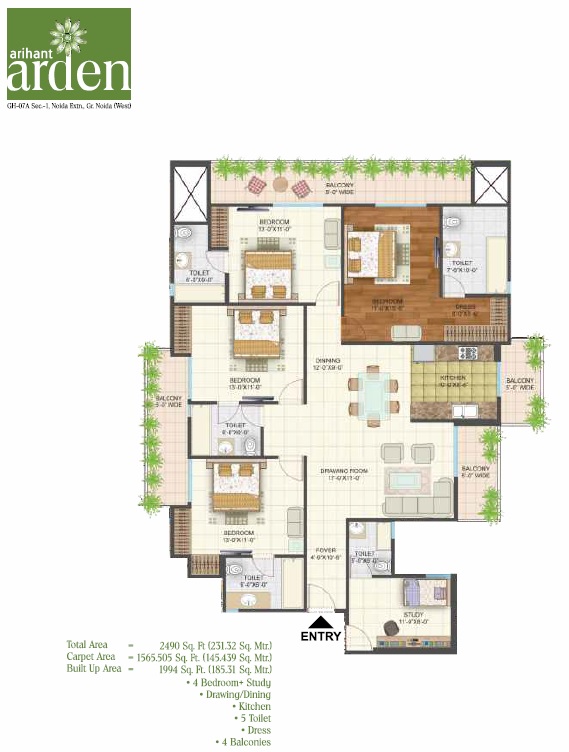 Arihant Arden Phase III — floor plan 3