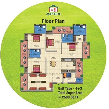 Apex Golf Avenue — floor plan 3