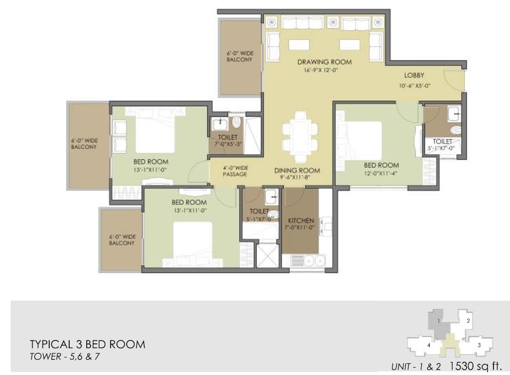 Mahendra Meadow — floor plan 2