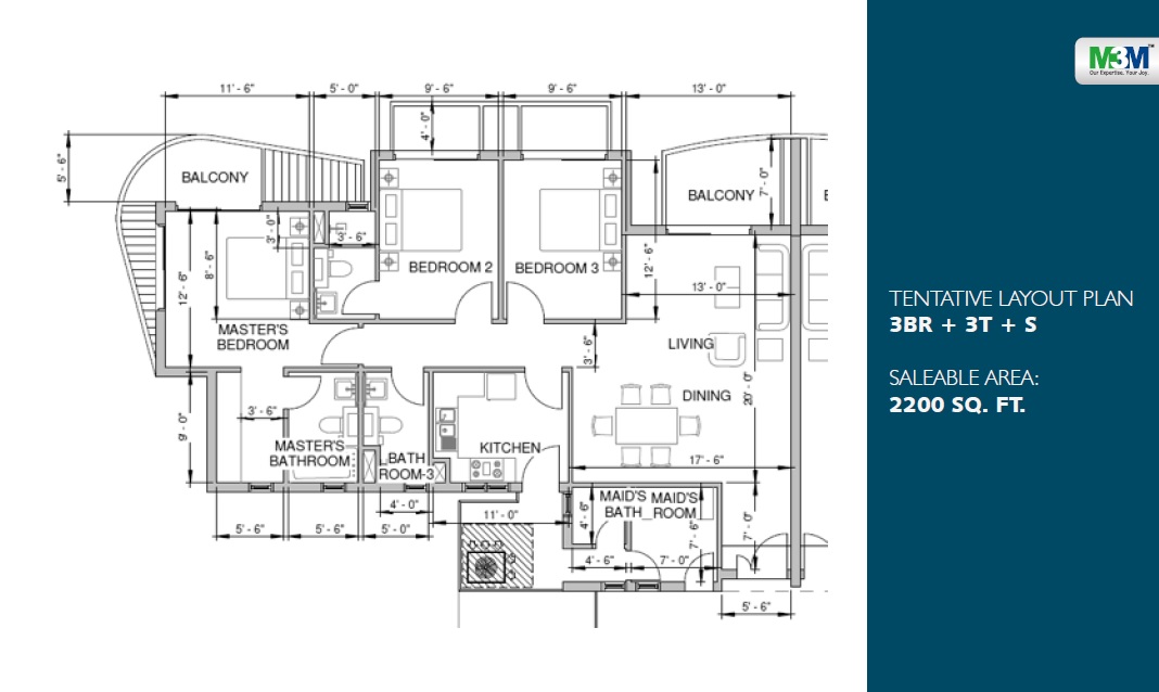 M3M Milano — floor plan 3